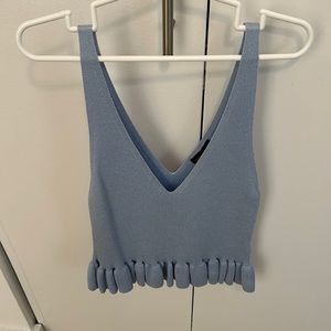 Topshop blue top